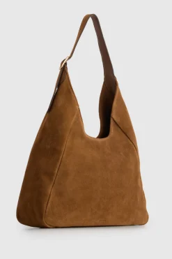 Alexa Leather Suede Hobo Bag