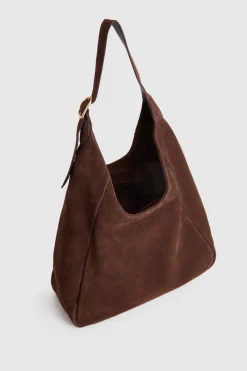 Alexa Leather Suede Hobo Bag