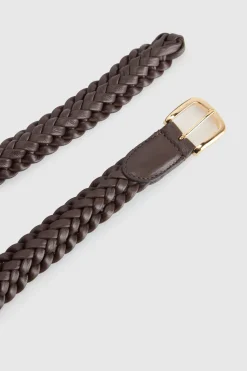 Allegra SM Leather Weave Belt