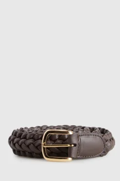 Allegra SM Leather Weave Belt