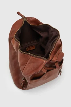 Ari Leather Tassel Backpack