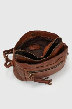 Ari Leather Tassel Crossbody Bag
