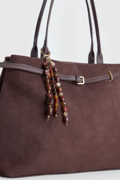 Beaded Dangle Bag Charm