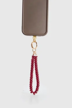 Beaded Wristlet Phone Charm