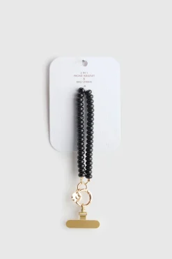Beaded Wristlet Phone Charm
