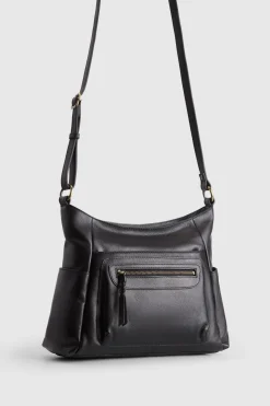 Carrie Leather Crossbody Bag