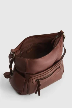 Carrie Leather Crossbody Bag
