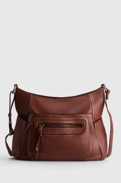 Carrie Leather Crossbody Bag