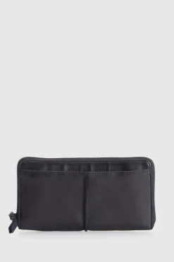 Cece Leather Large Tab Wallet