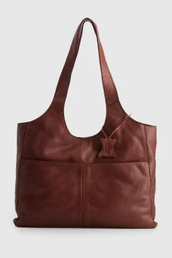 Cece Leather Tote Bag