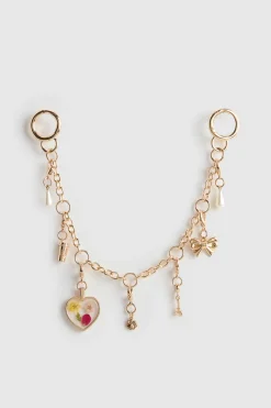 Chain Motif Bag Charm