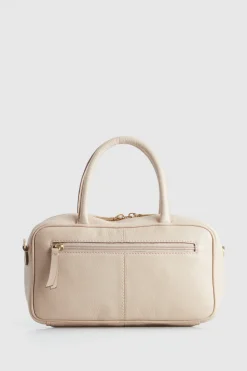 Charli Leather Bowling Bag