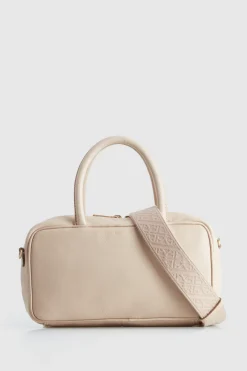 Charli Leather Bowling Bag