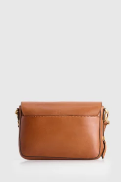 Charli Leather Flap Crossbody Bag
