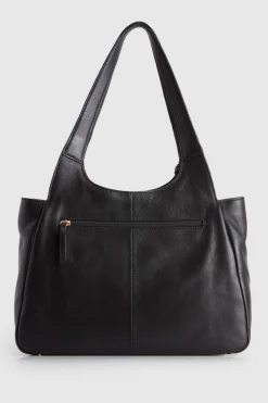 Clara Leather Charm Tote Bag