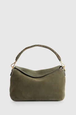Clara Suede Leather Grab Bag