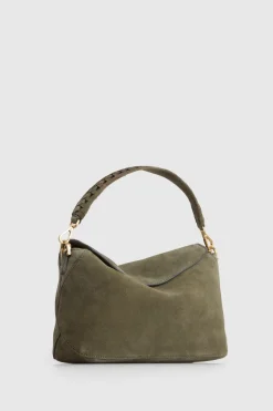 Clara Suede Leather Grab Bag