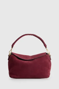 Clara Suede Leather Grab Bag