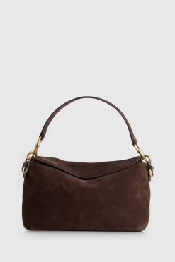 Clara Suede Leather Grab Bag