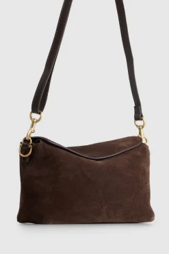 Clara Suede Leather Grab Bag