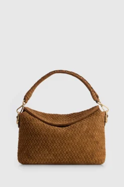Clara Suede Leather Grab Bag