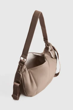 Coated Crescent Sling Bag