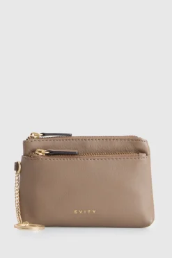 Daisy Leather Coin Purse