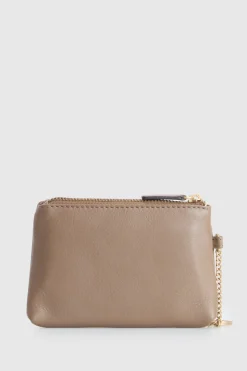 Daisy Leather Coin Purse