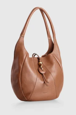 Elara Leather Hobo Bag