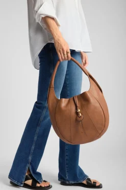 Elara Leather Hobo Bag