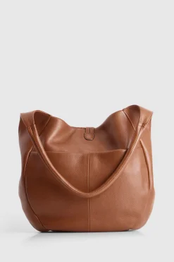 Elara Leather Hobo Bag