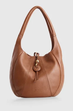 Elara Leather Hobo Bag