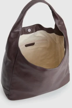 Emmy Leather Large Hobo Bag
