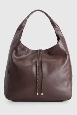 Emmy Leather Large Hobo Bag