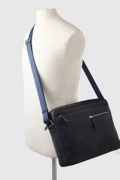 Ezra Leather EW Zip Satchel