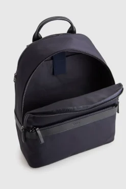 Finn Nylon/Leather Trim Backpack