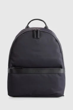 Finn Nylon/Leather Trim Backpack