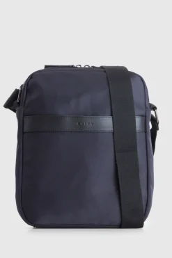 Finn Nylon/Leather Trim NS Satchel
