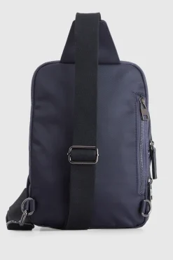 Finn Nylon/Leather Trim Sling Bag