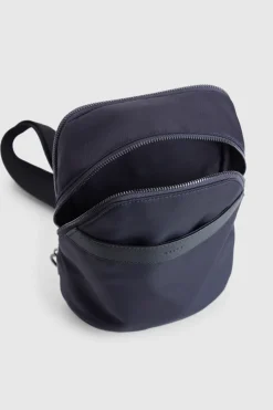 Finn Nylon/Leather Trim Sling Bag
