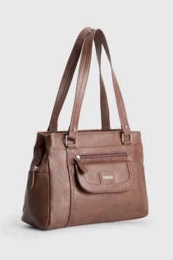 Flap Pocket Tote Bag