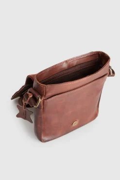 Flynn Leather N/S Satchel