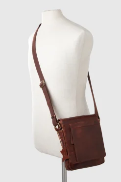 Flynn Leather N/S Satchel