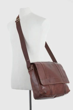 Flynn Leather Satchel
