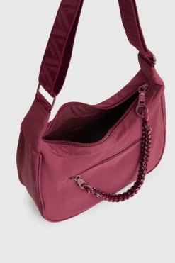 Gia Curve Nylon Crossbody Bag