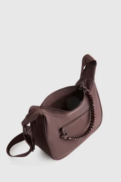 Gia Curve Nylon Crossbody Bag