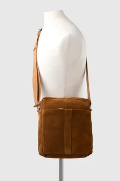 Harris Suede Large NS Satchel