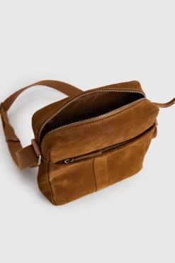 Harris Suede Large NS Satchel