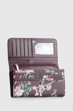 Iris Floral Large Wallet