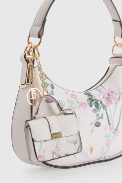 Iris Floral Mini Bag Charm